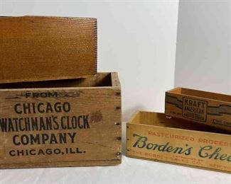 Wooden Cheese Boxes More