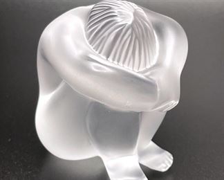 1995 Lalique Nu Nabhi Statuette Clear with Box Signed