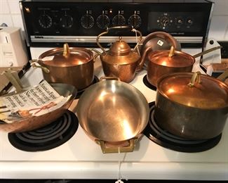 Revere ware copper cookware