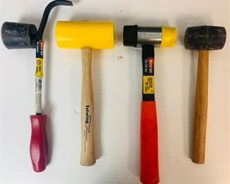 3 Mallets & 1 Tire Hammer