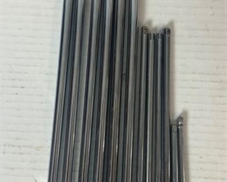 Lot of 13 Socket Extenders with Variety of Lengths and Brands