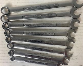 Set of 8 Metric Craftsman Combo Wrenches: Box-End & Flare Nut