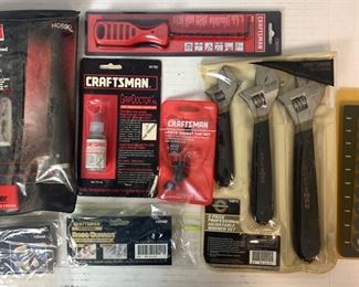 Craftsman Tools: Adjustable Wrenches, Scrapers, 8" Drillsaw & Much More