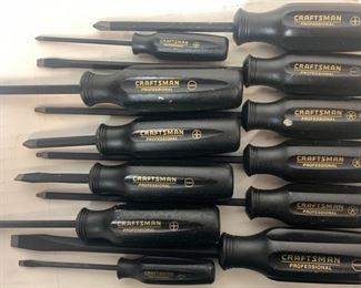 Set of 12 Professional Craftsman Screwdrivers