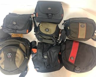 Collection of 7 Smaller Tamrac Camera Bags