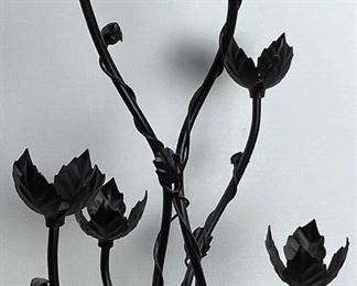 Large Metal Candle Holder - 46" Tall