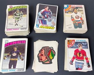 Vintage Hockey Cards: Over 250 O-PEE-CHEE Cards from 1976 to 1978