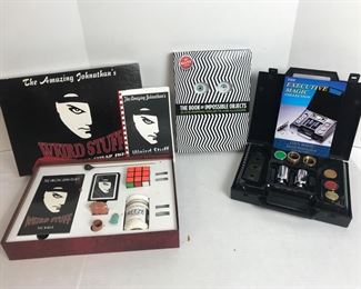 Magic Collection - Coin Magic; Illusion Book; The Amazing Jonathan's Weird Stuff