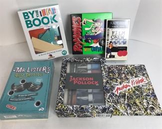 By the Book Stacking Puzzle; Mr Lister's Quiz Shootout; Jackson Pollock Art Box