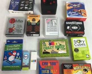 Games Galore - Crazy Sheep, Story Cubes, Riddles, Cards, Magnetic Poetry, & More