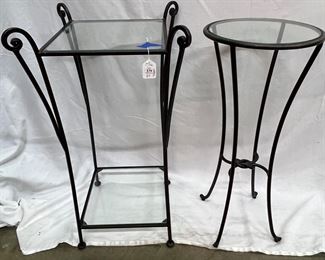 Cast Iron Tables with Removable Glass