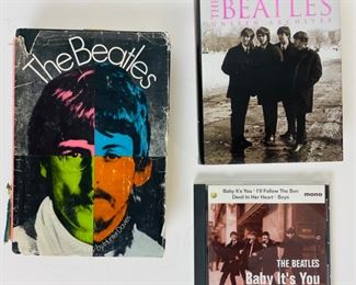 "The Beatles" Lot: 2 Books with 1968 & 2003 Copyrights & "Baby It's You" CD