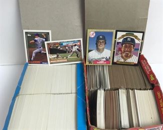 2 Boxes of Baseball Cards: 1 Box is Near Complete Set of 1991 Topps