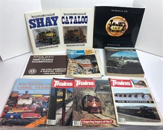 Model Train Books, Magazines & Catalogs: HO, Shay, Lionel, LGB & More