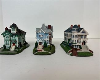 3 Lost Victorian Houses of San Franciso by Hawthorne with COA's
