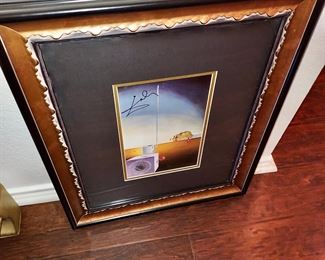 Salvador Dali Litho, Signed