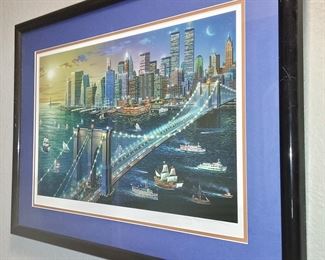 New York City Harbor by Artist Chen