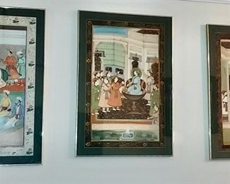 Persian Watercolors on Silk