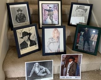 Country Singers Photos, Autographed