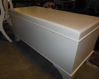 WATERFALL CEDAR CHEST ON CASTERS
