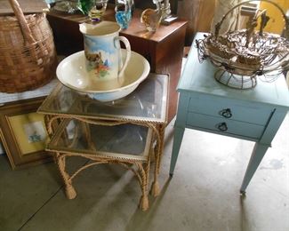 ITALIAN PAIR ROPE NESTING TABLES