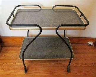 Cool! Howell formica bar cart