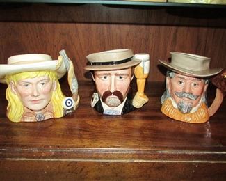 Western series Toby mugs