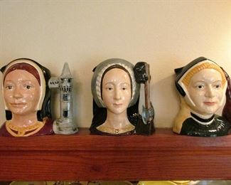 Henry VIII wives toby mugs