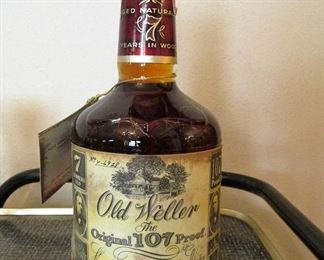 (Bid item) Old Weller Original 107 (1984) sealed bourbon bottle