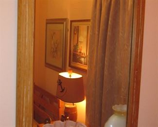 A Brandt Ranch Oak mirror