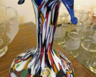 Beautiful Murano Quatrefoil vase