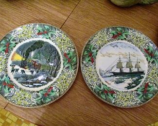Vintage Currier plates