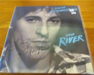 Signed Bruce Springsteen "The River" LP 