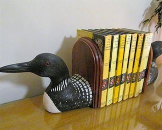 Jennings Decoy Loon bookends