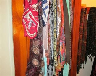 Many scarves