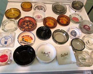 Vintage ashtrays