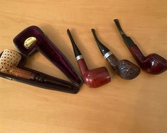 Vintage briar pipes