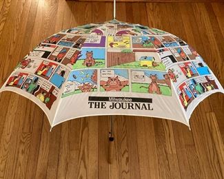 Vintage Milwaukee Journal umbrella