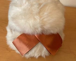 Vintage 60s Christian Dior rabbit hat