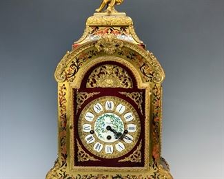 Louis XV Style Metal Clock
