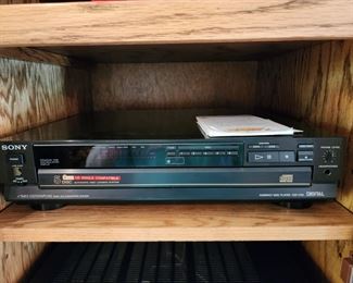 Sony 5 disc player