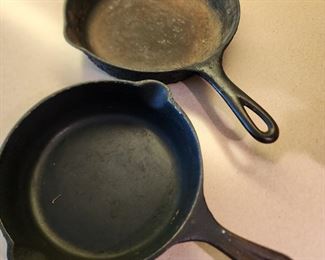 Cast iron pans