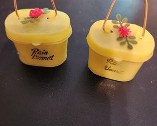 Remember these? Rain bonnets