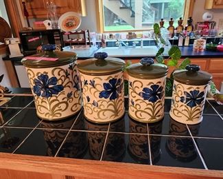 Vintage canisters set