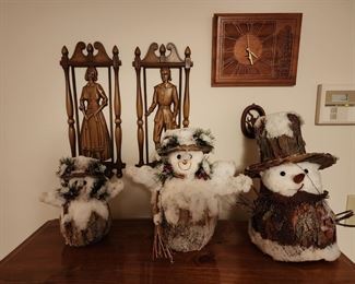 Set of 3 snowmen