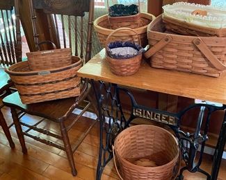 Variety of Longaberger Baskets