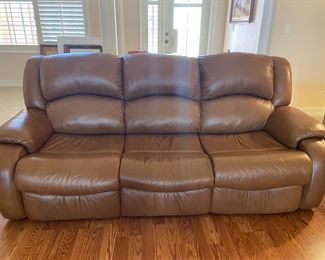 Sleeper sofa from Florida Leather Gallery