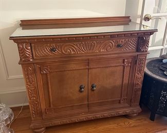 BUY IT NOW! $350. Antique, Carved Sideboard. 41"W x 18"D x 36"H
