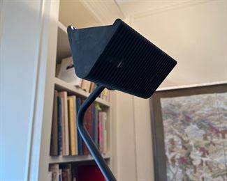 SOLD! BUY IT NOW: $300 VTG Modern Heavy Iron and Steel Black Floor Lamp by ARTUP. 70"H