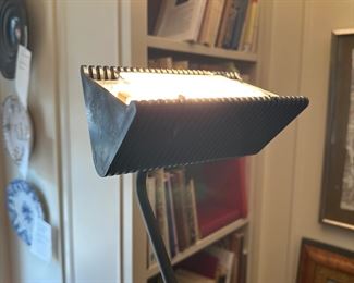 SOLD! BUY IT NOW: $300 VTG Modern Heavy Iron and Steel Black Floor Lamp by ARTUP. 70"H